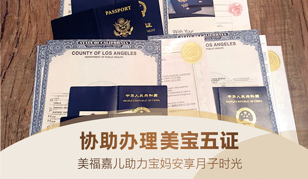 去洛杉矶生子后需要给宝宝办理的证件
